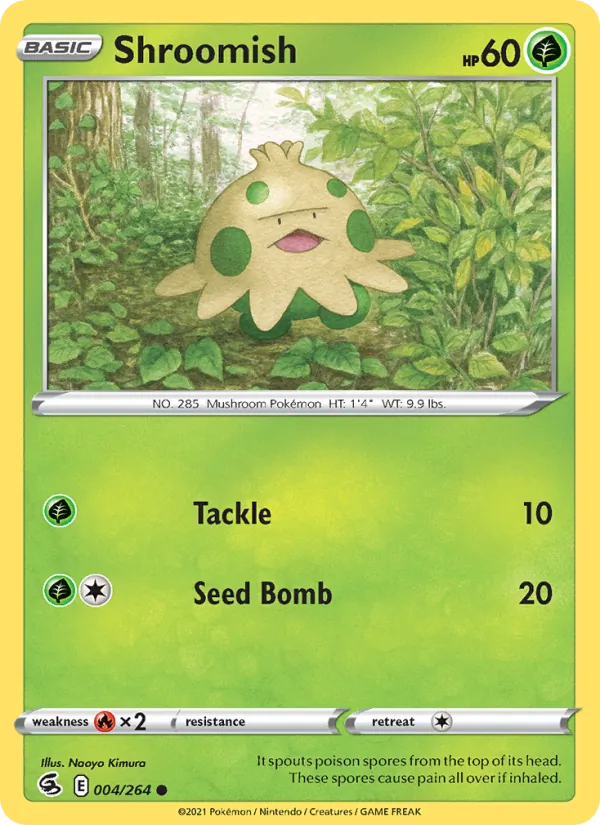 Shroomish - Fusion Strike Pokemon Card
