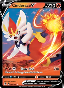 Cinderace V - Fusion Strike