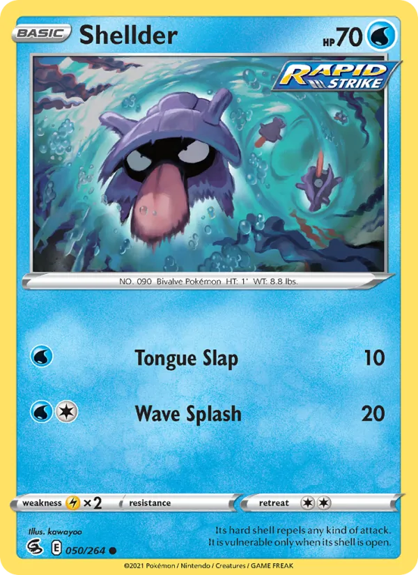 Shellder - Fusion Strike Pokemon Card