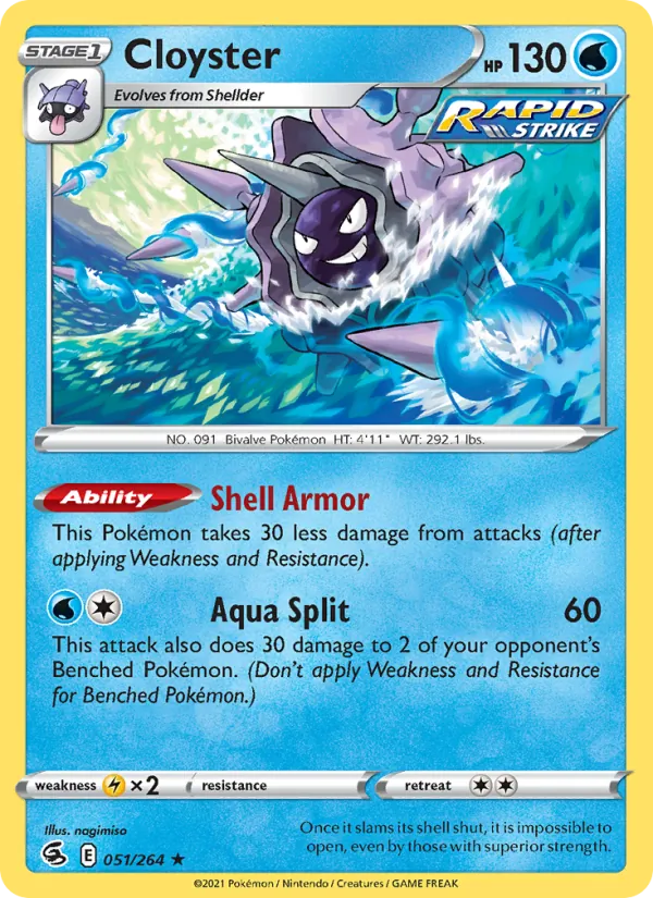 Cloyster - Fusion Strike Pokemon Card