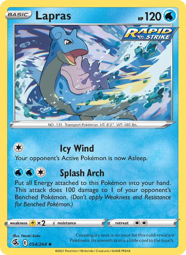 Lapras - Fusion Strike Pokemon Card