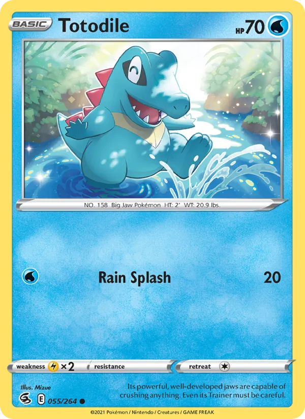 Totodile - Fusion Strike Pokemon Card