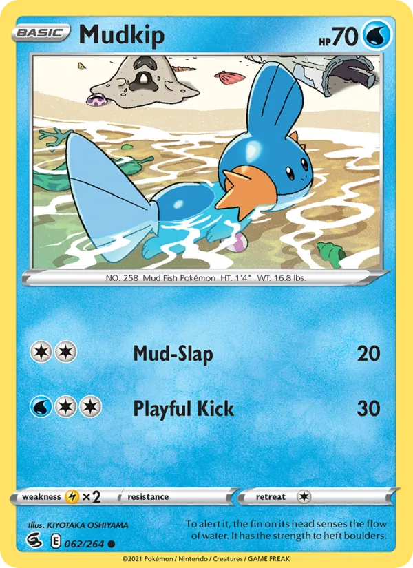 Mudkip - Fusion Strike Pokemon Card