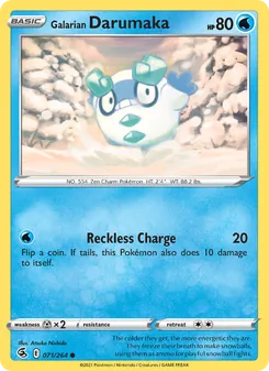 Galarian Darumaka - Fusion Strike
