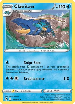 Clawitzer - Fusion Strike