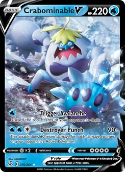 Crabominable V - Fusion Strike