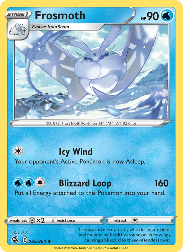 Frosmoth - Fusion Strike Pokemon Card