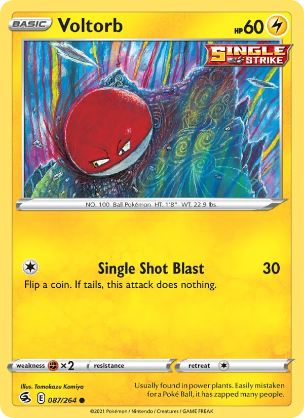 Voltorb - Fusion Strike Pokemon Card