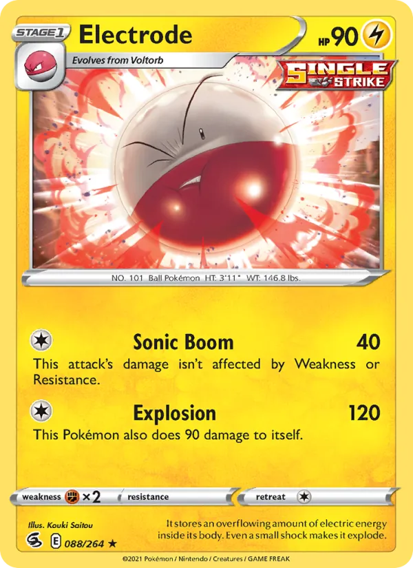 Electrode - Fusion Strike Pokemon Card