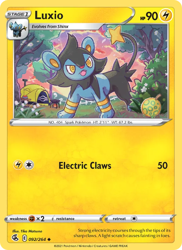 Luxio - Fusion Strike Pokemon Card