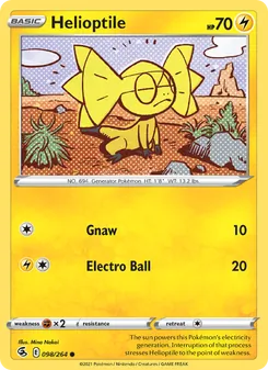 Helioptile - Fusion Strike