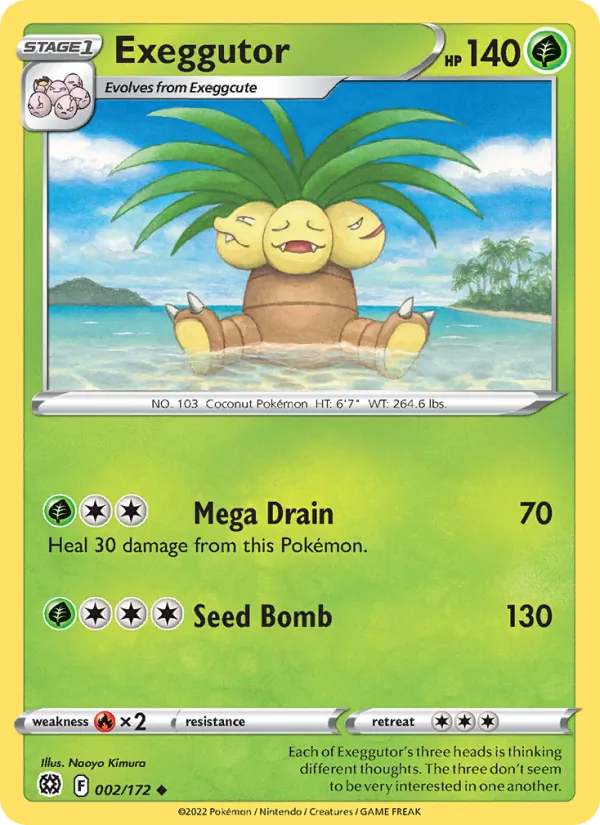 Exeggutor - Brilliant Stars Pokemon Card