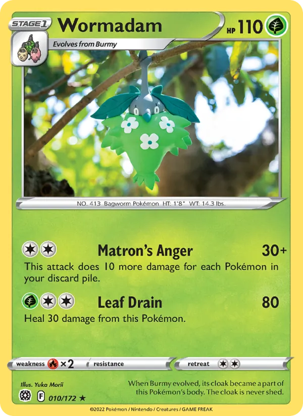 Wormadam - Brilliant Stars Pokemon Card