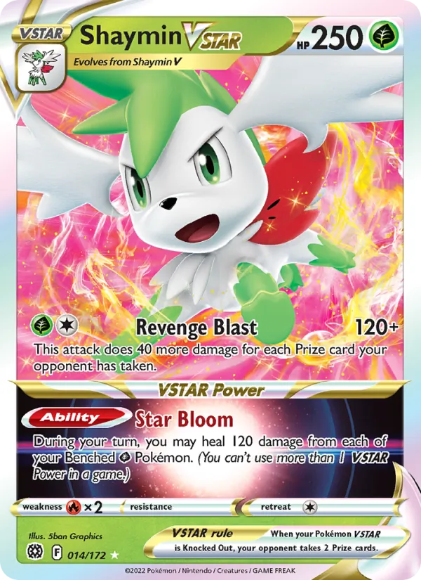 Shaymin VSTAR - Brilliant Stars Pokemon Card