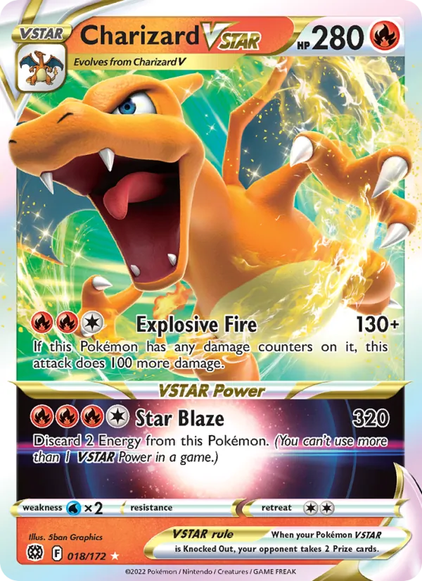 Charizard VSTAR - Brilliant Stars Pokemon Card