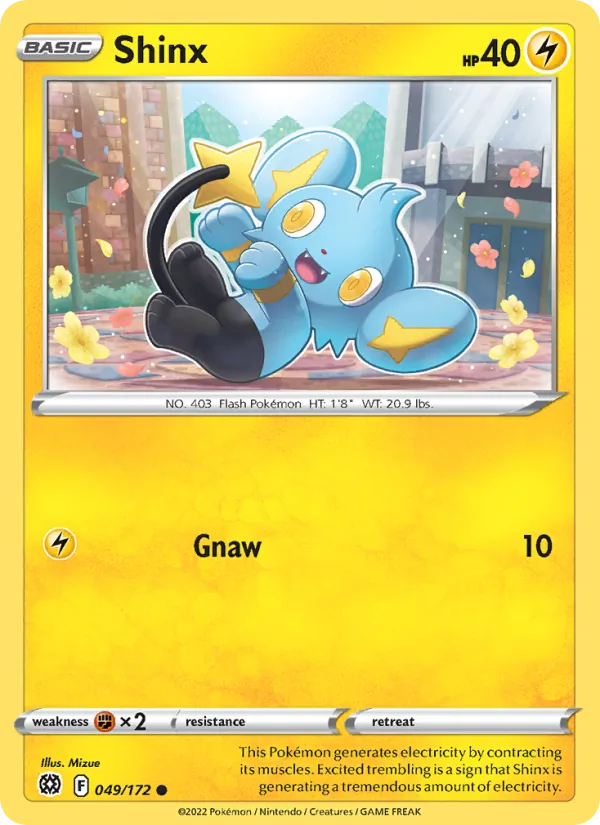 Shinx - Brilliant Stars Pokemon Card