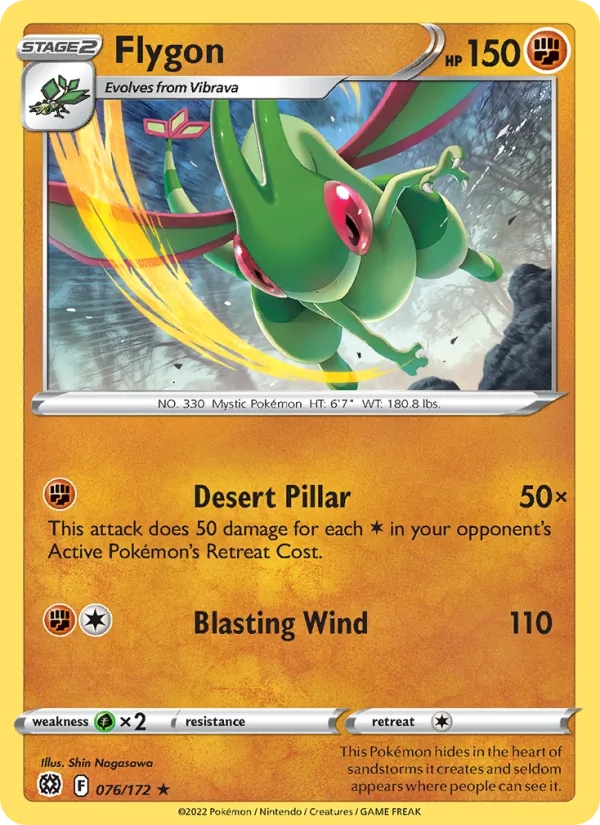 Flygon - Brilliant Stars Pokemon Card