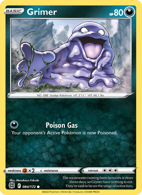 Grimer - Brilliant Stars Pokemon Card
