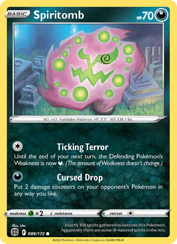 Spiritomb - Brilliant Stars Pokemon Card