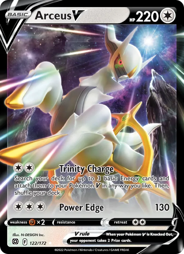 Arceus V - Brilliant Stars Pokemon Card