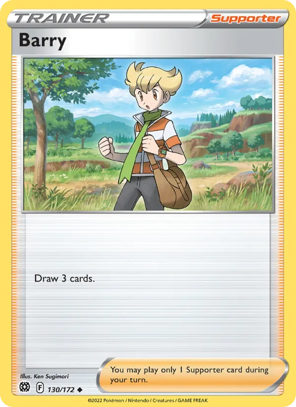 Barry - Brilliant Stars Pokemon Card