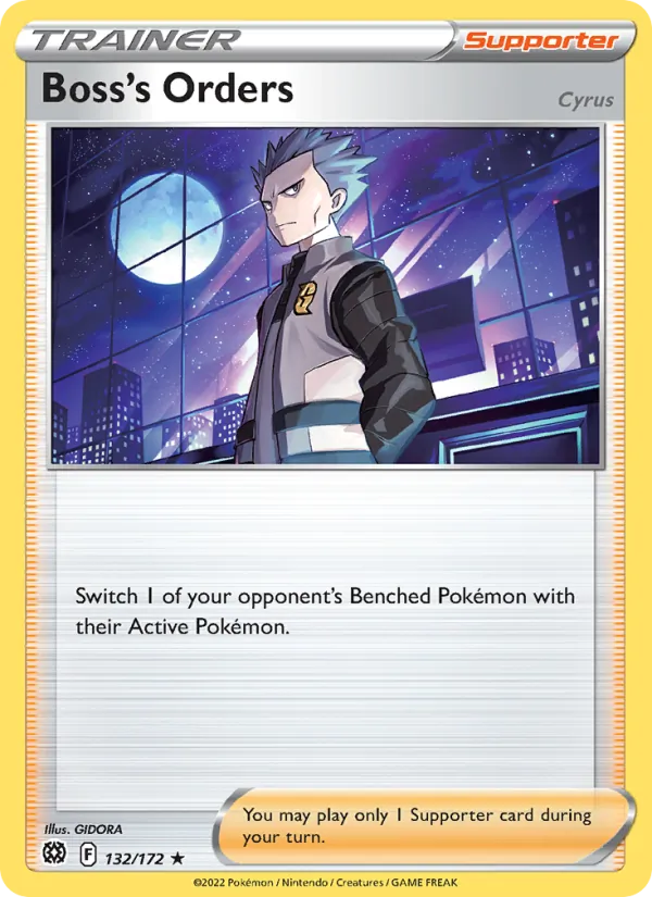 Boss's Orders - Brilliant Stars Pokemon Card