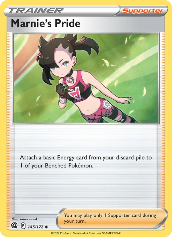 Marnie's Pride - Brilliant Stars Pokemon Card