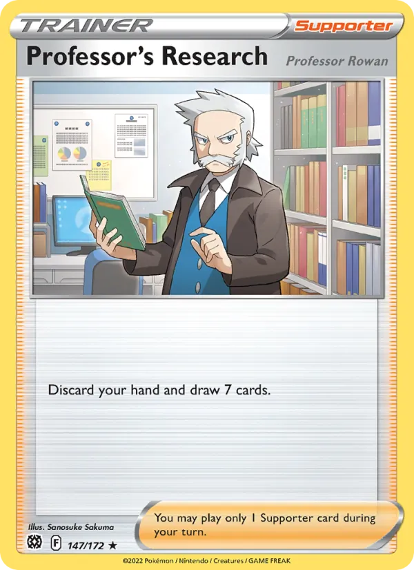 Professor's Research - Brilliant Stars Pokemon Card