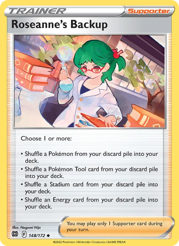 Roseanne's Backup - Brilliant Stars Pokemon Card