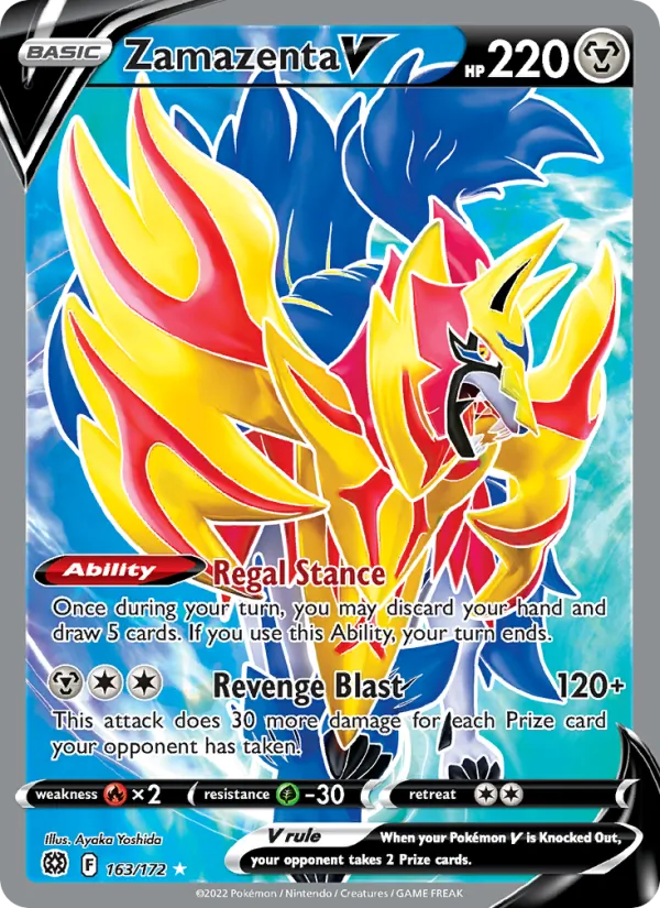 Zamazenta V - Brilliant Stars Pokemon Card