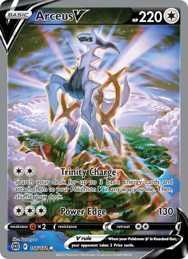 Arceus V - Brilliant Stars Pokemon Card