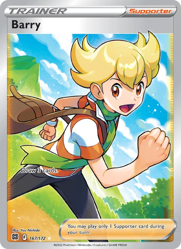 Barry - Brilliant Stars Pokemon Card