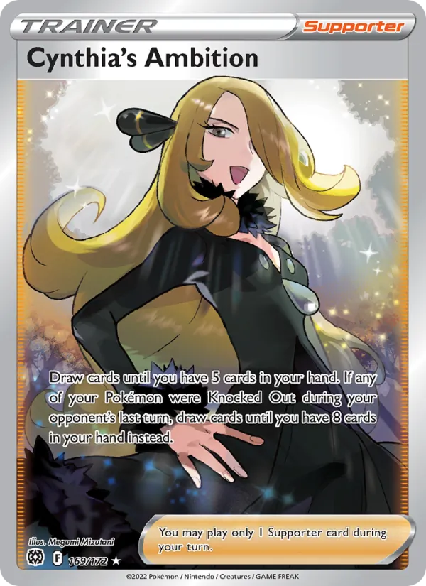 Cynthia's Ambition - Brilliant Stars Pokemon Card