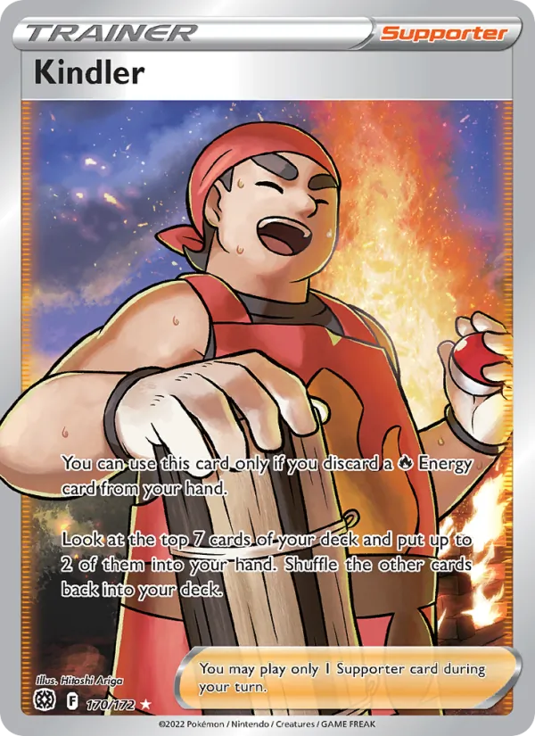 Kindler - Brilliant Stars Pokemon Card