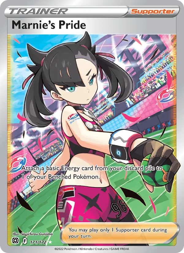 Marnie's Pride - Brilliant Stars Pokemon Card