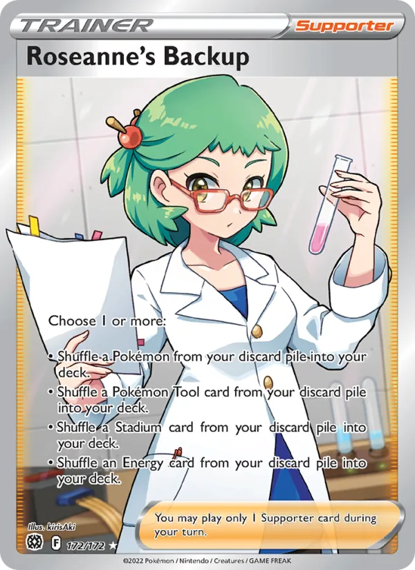 Roseanne's Backup - Brilliant Stars Pokemon Card