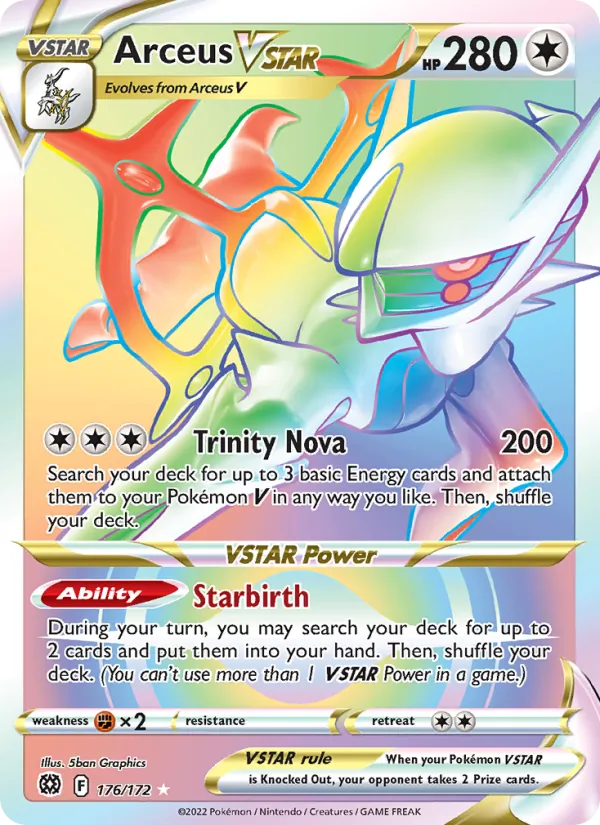 Arceus VSTAR - Brilliant Stars Pokemon Card