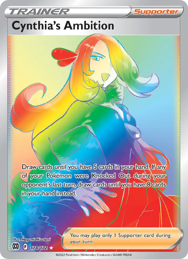 Cynthia's Ambition - Brilliant Stars Pokemon Card