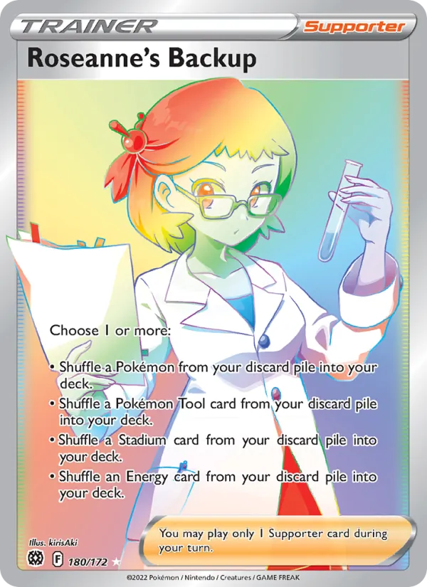 Roseanne's Backup - Brilliant Stars Pokemon Card