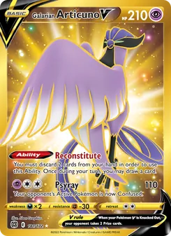 Galarian Articuno V - Brilliant Stars