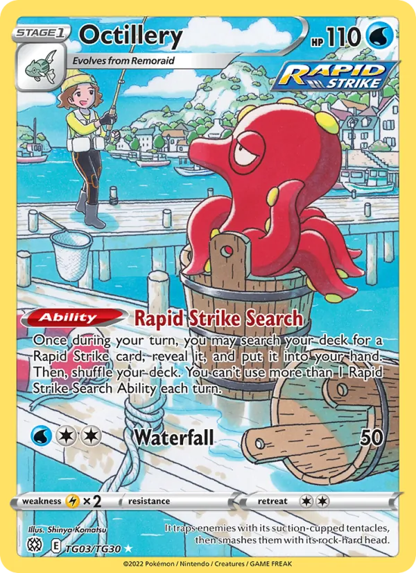 Octillery - Brilliant Stars Pokemon Card