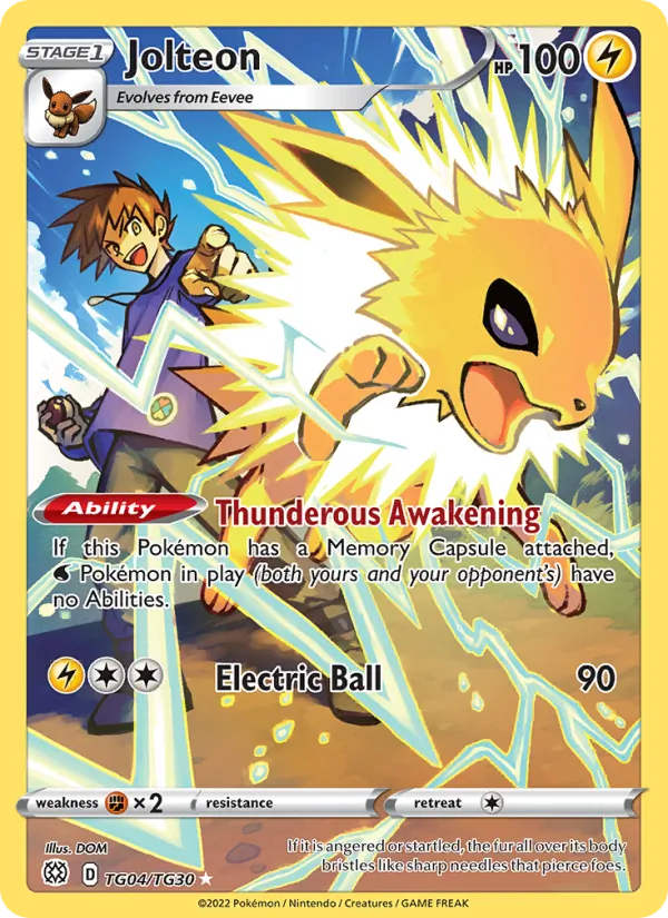 Jolteon - Brilliant Stars Pokemon Card