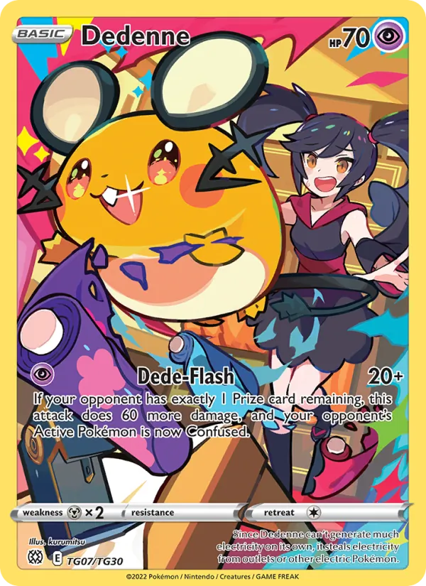 Dedenne - Brilliant Stars Pokemon Card