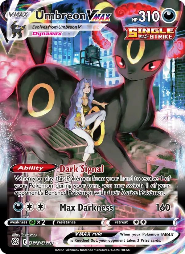 Umbreon VMAX - Brilliant Stars Pokemon Card