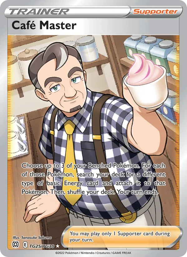 Café Master - Brilliant Stars Pokemon Card