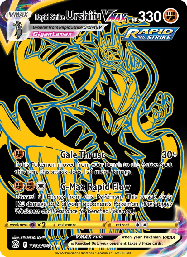 Rapid Strike Urshifu VMAX - Brilliant Stars Pokemon Card