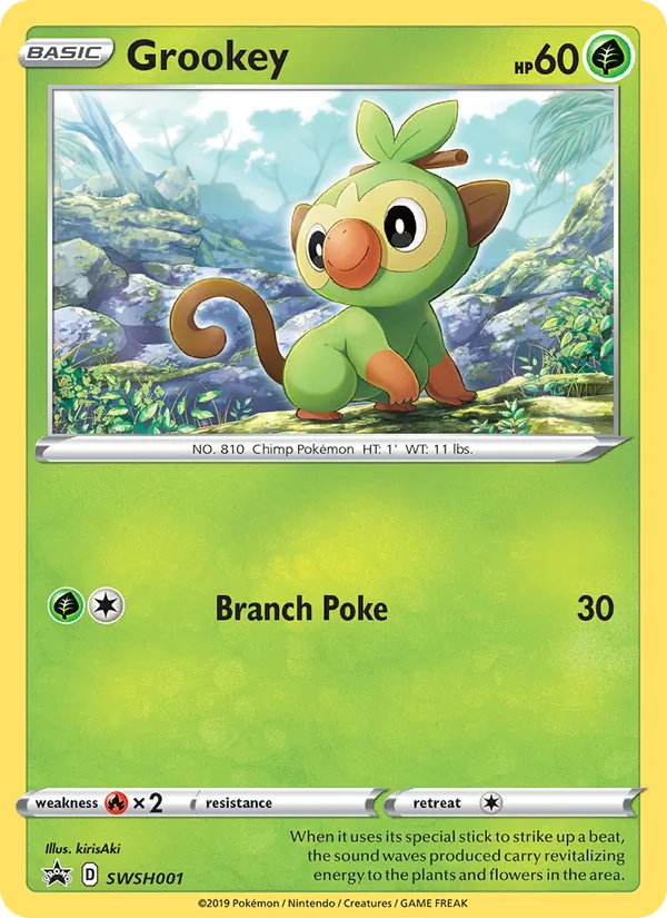 Grookey - SWSH Black Star Promos Pokemon Card