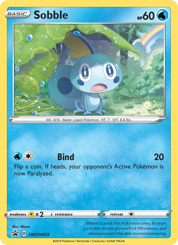 Sobble - SWSH Black Star Promos Pokemon Card