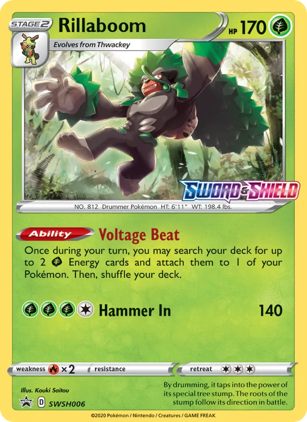 Rillaboom - SWSH Black Star Promos Pokemon Card