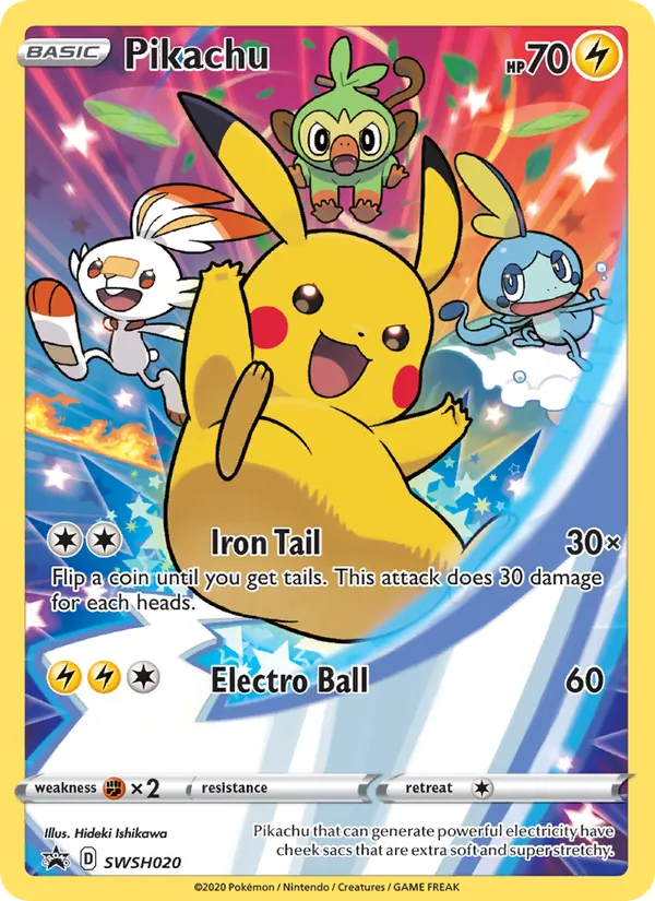 Pikachu - SWSH Black Star Promos Pokemon Card